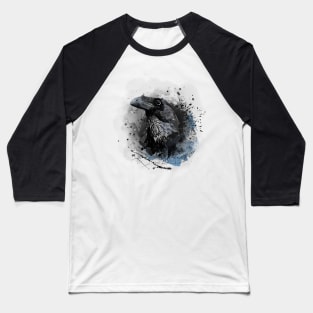 Crow bird art #crow #bird Baseball T-Shirt